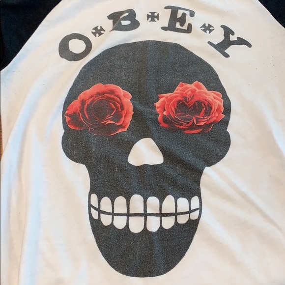 OBEY Baseball Tee 💀 - Picture 4 of 4